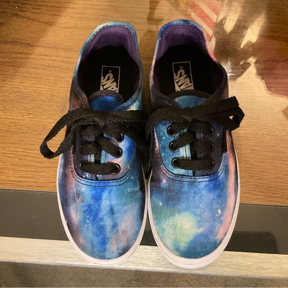VANS KIDS AUTHENTIC LO PRO COSMIC GALAXY SKATE SHOES 1 - Picture 4 of 7